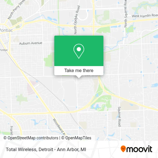 Total Wireless map