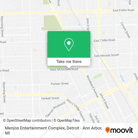 Menjos Entertainment Complex map