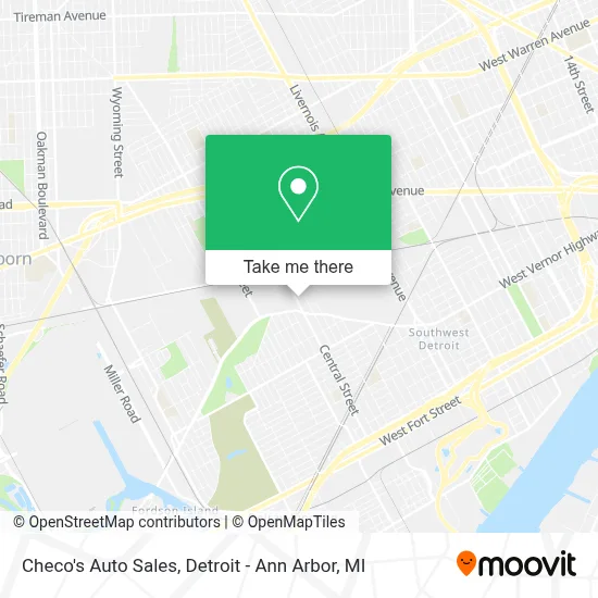 Checo's Auto Sales map
