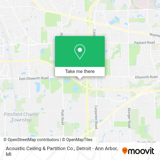 Acoustic Ceiling & Partition Co. map