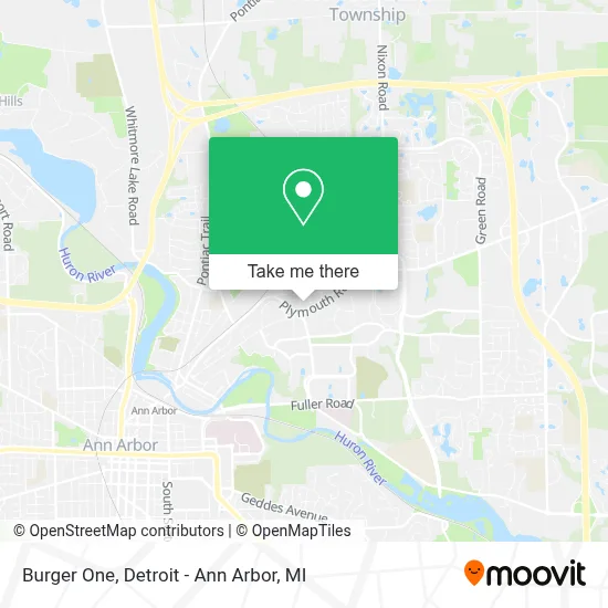 Burger One map