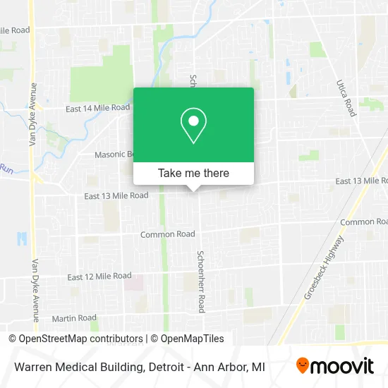 Warren Medical Building map