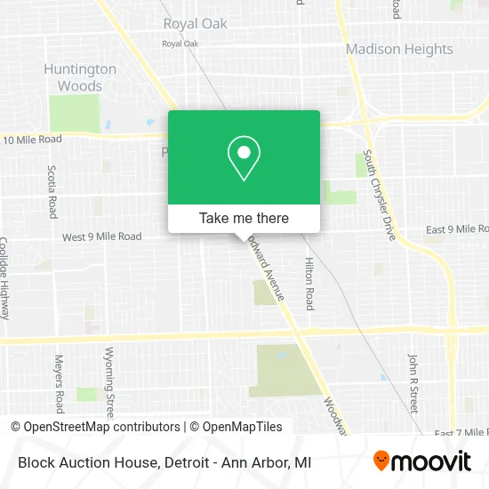 Block Auction House map