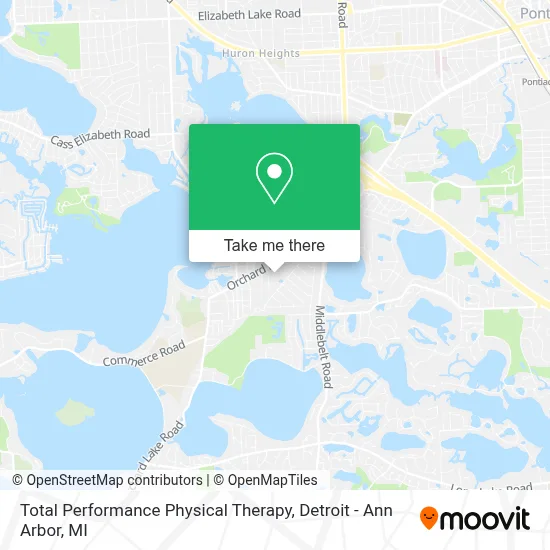 Total Performance Physical Therapy map