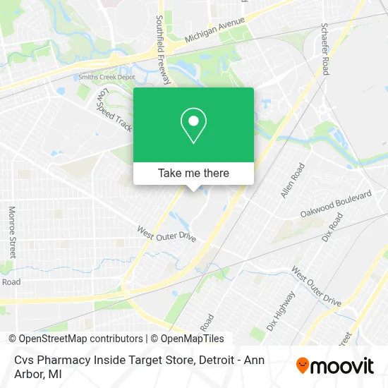Cvs Pharmacy Inside Target Store map