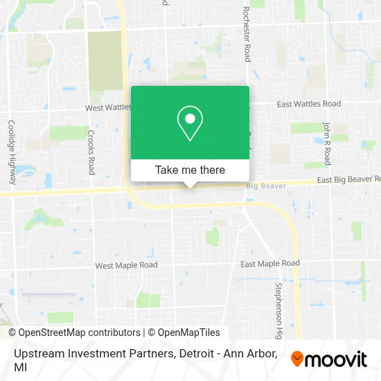 Upstream Investment Partners map