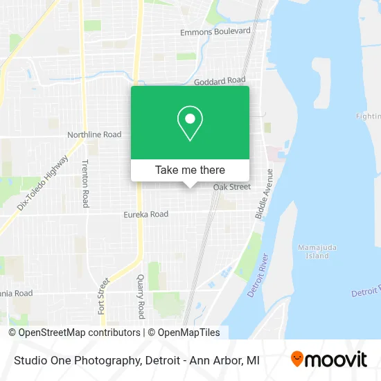 Studio One Photography map