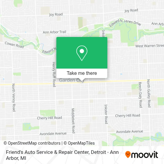Friend's Auto Service & Repair Center map