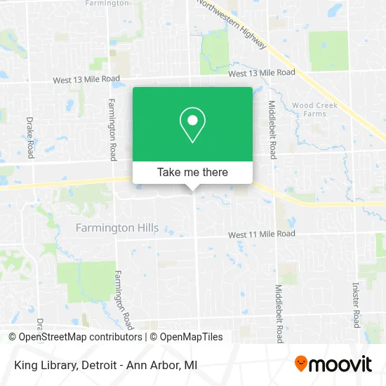 King Library map