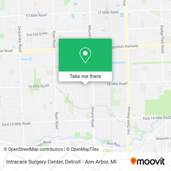 Intracare Surgery Center map