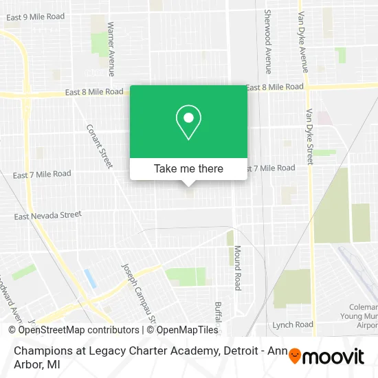 Champions at Legacy Charter Academy map