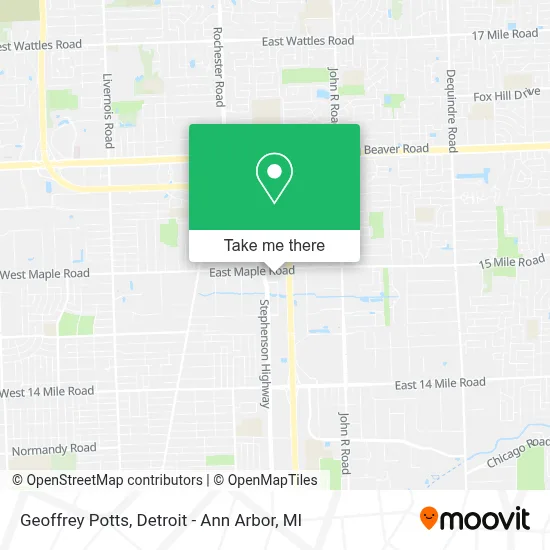 Geoffrey Potts map