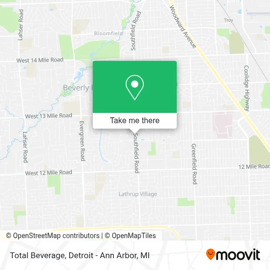 Total Beverage map