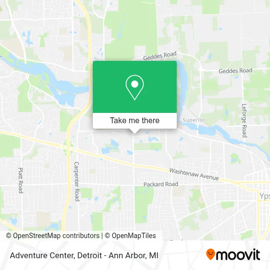 Adventure Center map
