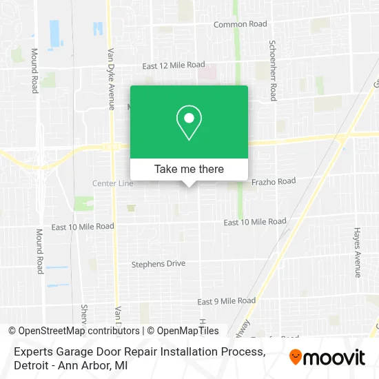 Experts Garage Door Repair Installation Process map