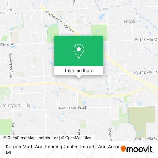 Kumon Math And Reading Center map