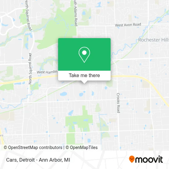 Cars map