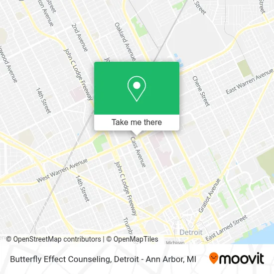 Butterfly Effect Counseling map