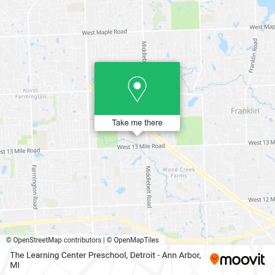 The Learning Center Preschool map
