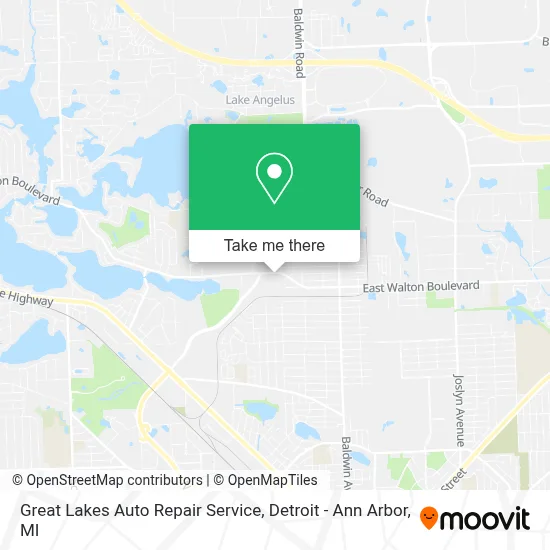 Great Lakes Auto Repair Service map