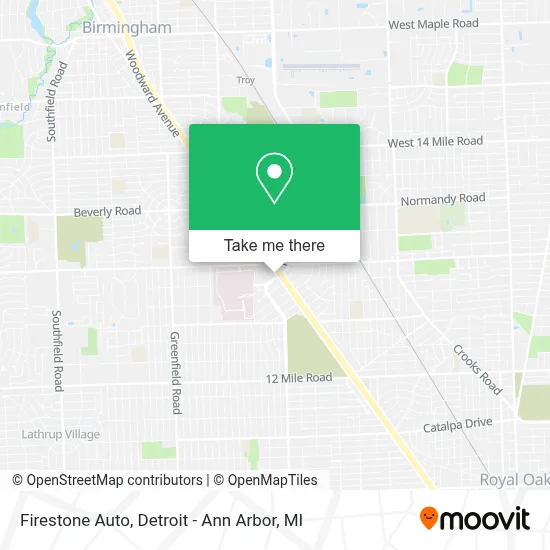 Firestone Auto map