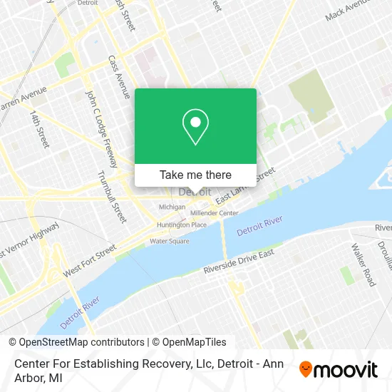 Center For Establishing Recovery, Llc map