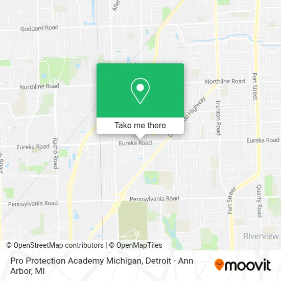 Pro Protection Academy Michigan map