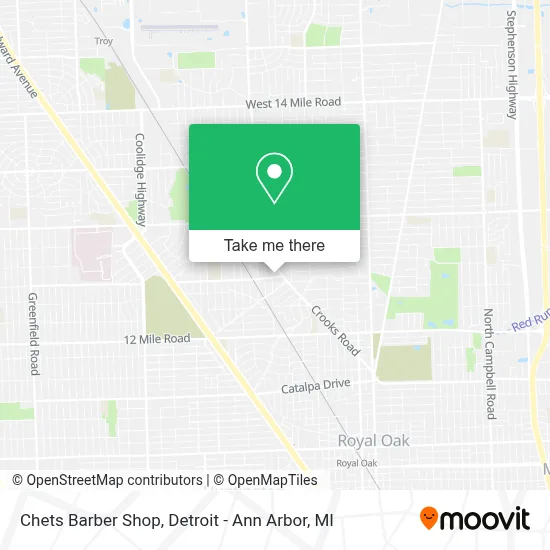 Chets Barber Shop map