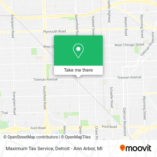 Maximum Tax Service map