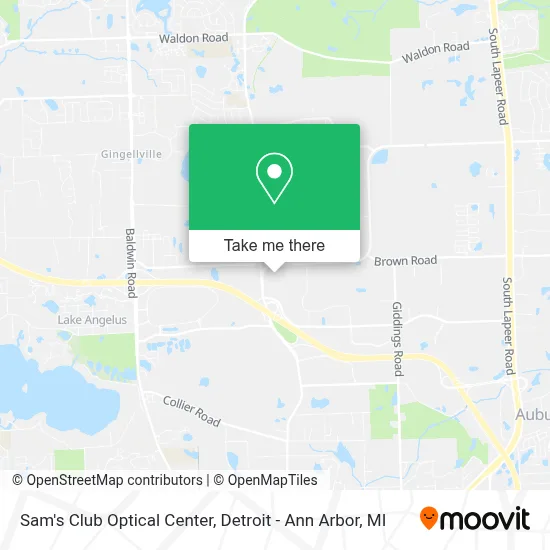 Sam's Club Optical Center map