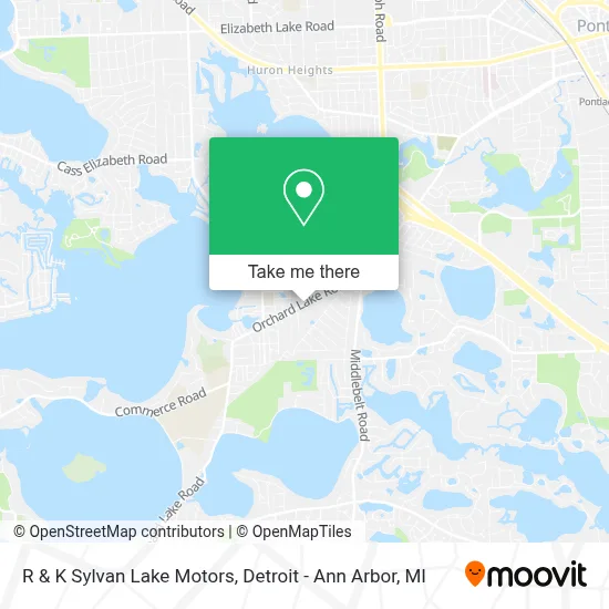 R & K Sylvan Lake Motors map