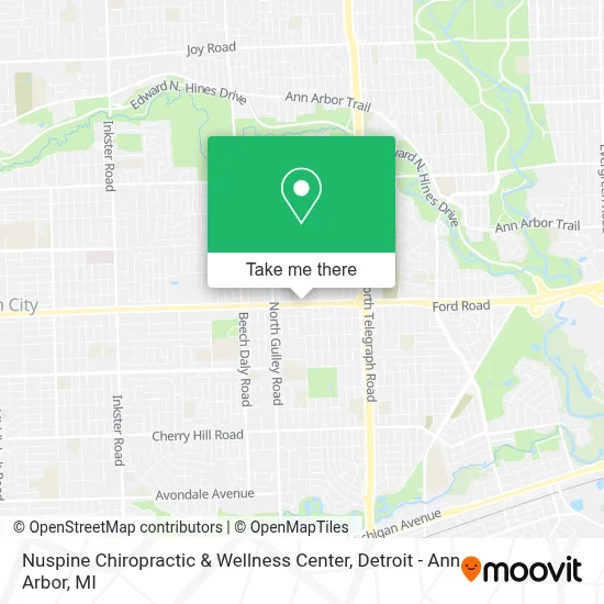 Nuspine Chiropractic & Wellness Center map