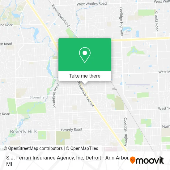 S.J. Ferrari Insurance Agency, Inc map