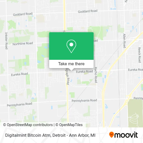 Digitalmint Bitcoin Atm map