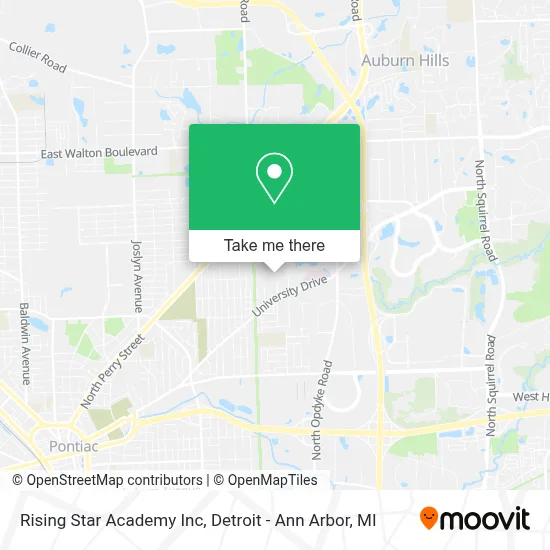 Rising Star Academy Inc map