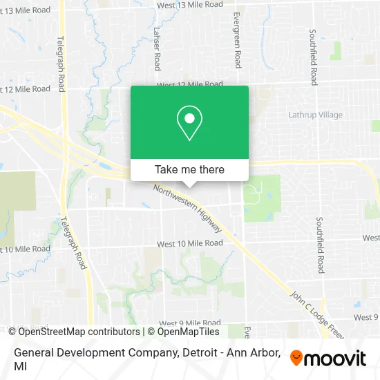 General Development Company map