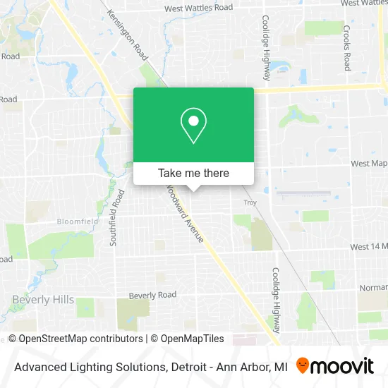 Advanced Lighting Solutions map