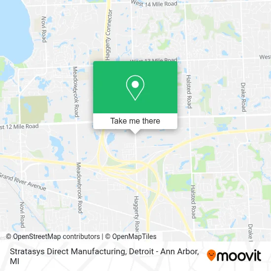 Stratasys Direct Manufacturing map