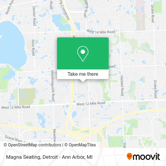 Magna Seating map