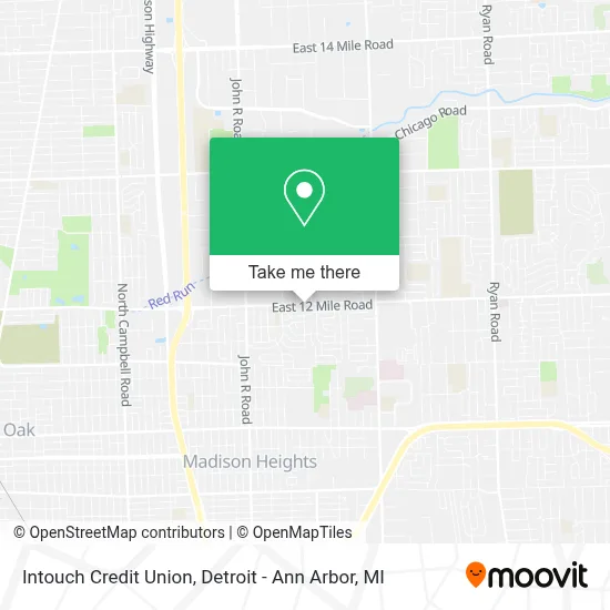 Intouch Credit Union map