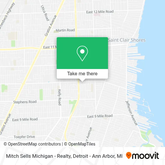 Mitch Sells Michigan - Realty map
