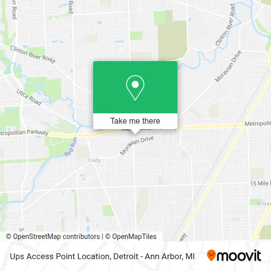 Ups Access Point Location map