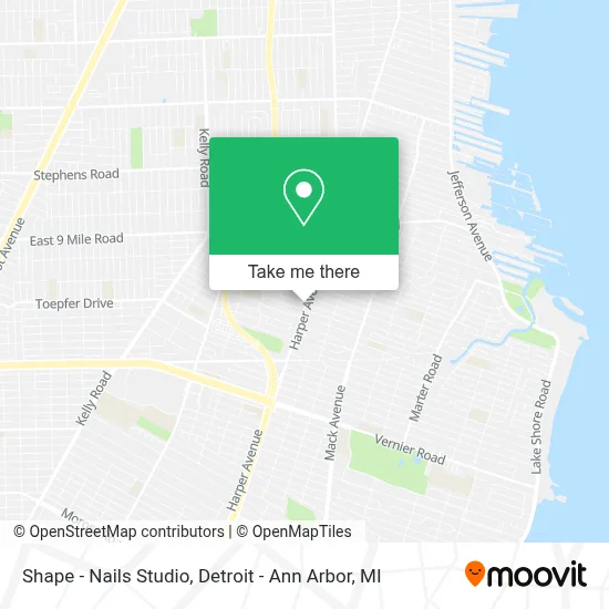 Shape - Nails Studio map