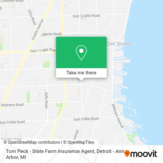 Tom Peck - State Farm Insurance Agent map