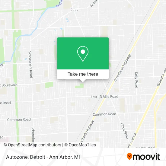 Autozone map