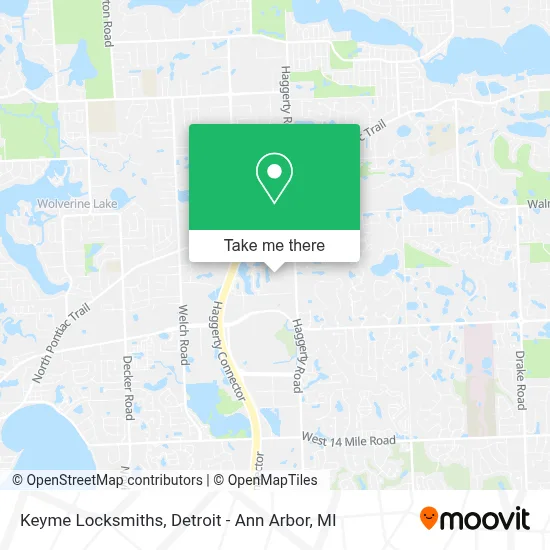 Keyme Locksmiths map