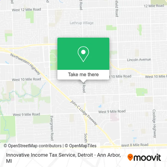 Innovative Income Tax Service map