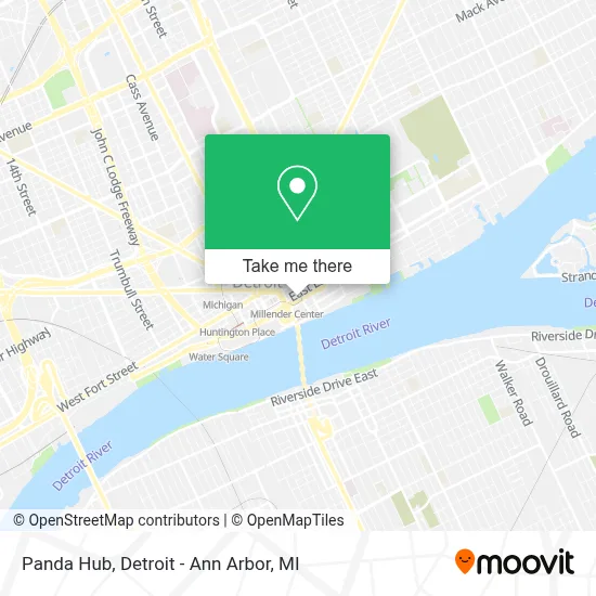 Panda Hub map
