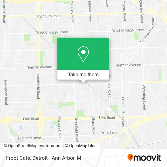 Froot Cafe map