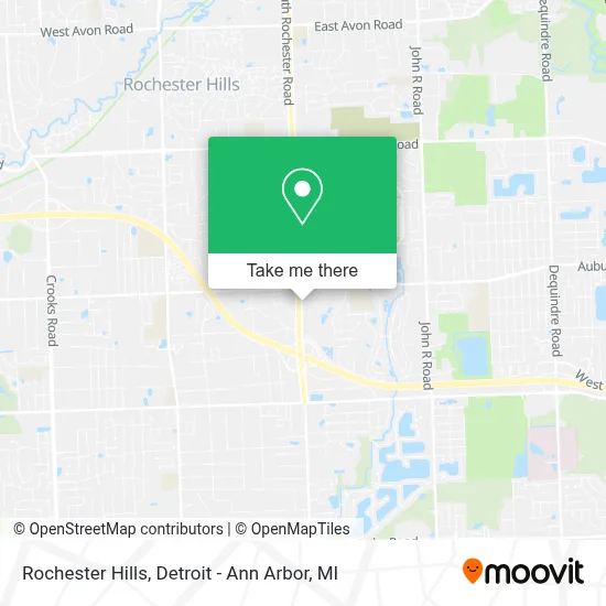 Rochester Hills map